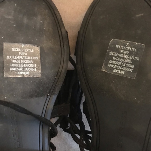 Express Lace Up Sandals with Tassel Detail - Picture 5 of 5